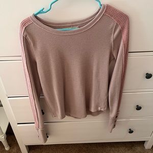 We the free pink long sleeve